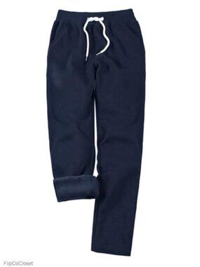 Fleece Lined Sweatpants Sherpa Winter Warm Joggers Womens Active Pants